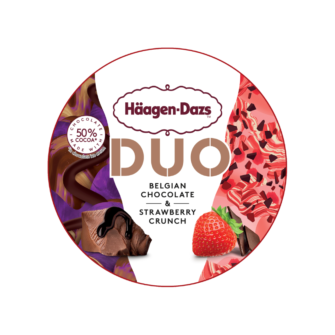 duo belgian chocolate strawberry